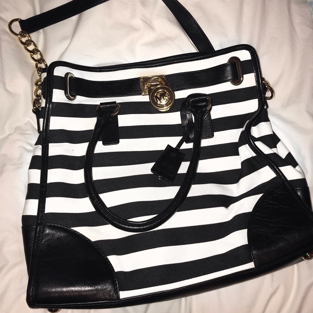 Black and white MK Hamilton